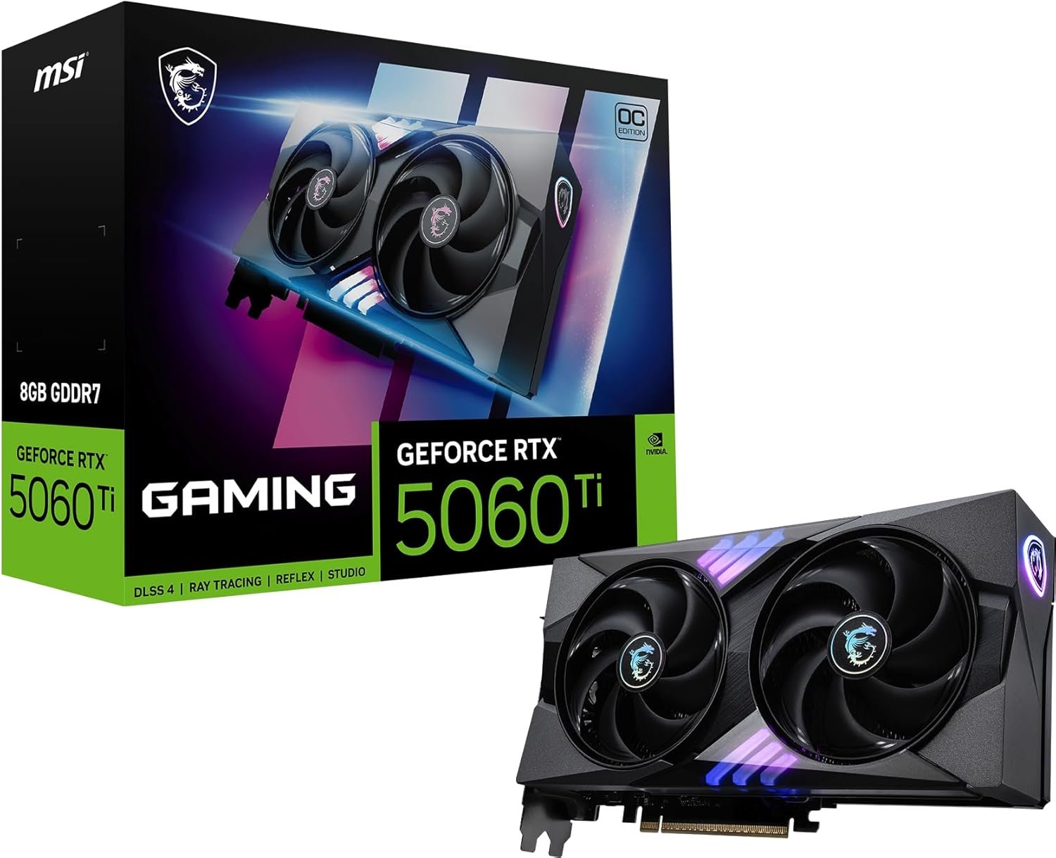 Placa de video MSI RTX 5060 Ti 8G Gaming OC