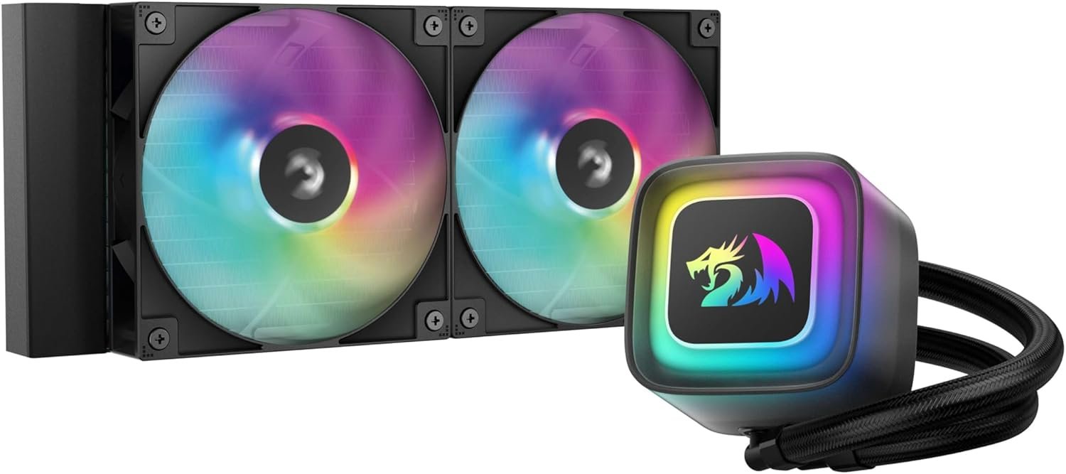 Water cooler GamerStorm X Redragon LE240 RD preto RGB